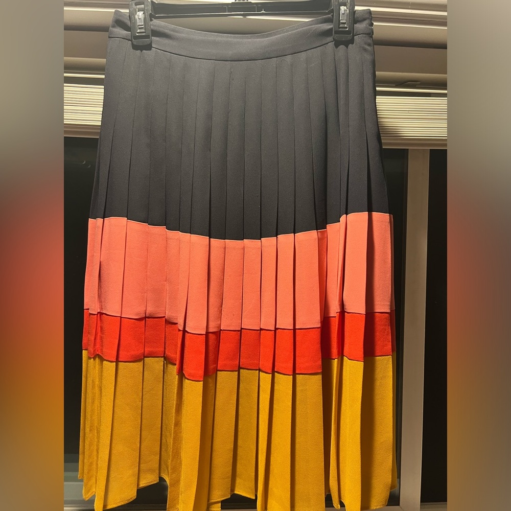 Ann Taylor 4 color tiered skirt (midi length)